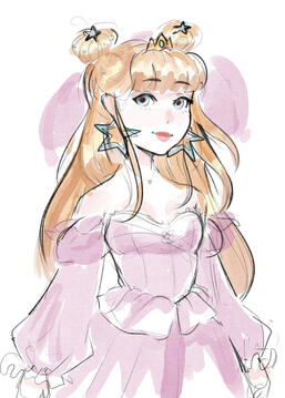 coloured sketch