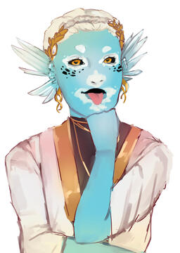 coloured sketch